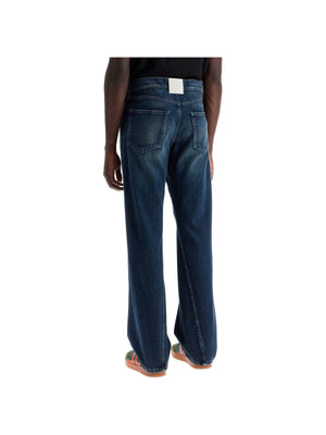 LANVIN-Cotton Denim Jeans Twisted Seams-JOHN JULIA