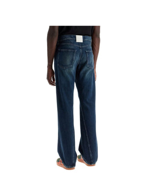 LANVIN-Cotton Denim Jeans Twisted Seams-JOHN JULIA