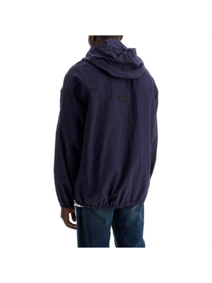 Cotton Hooded Blouson.