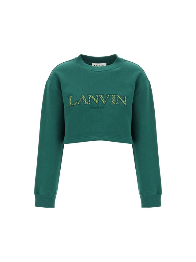 LANVIN-Cropped Sweatshirt-JOHN JULIA