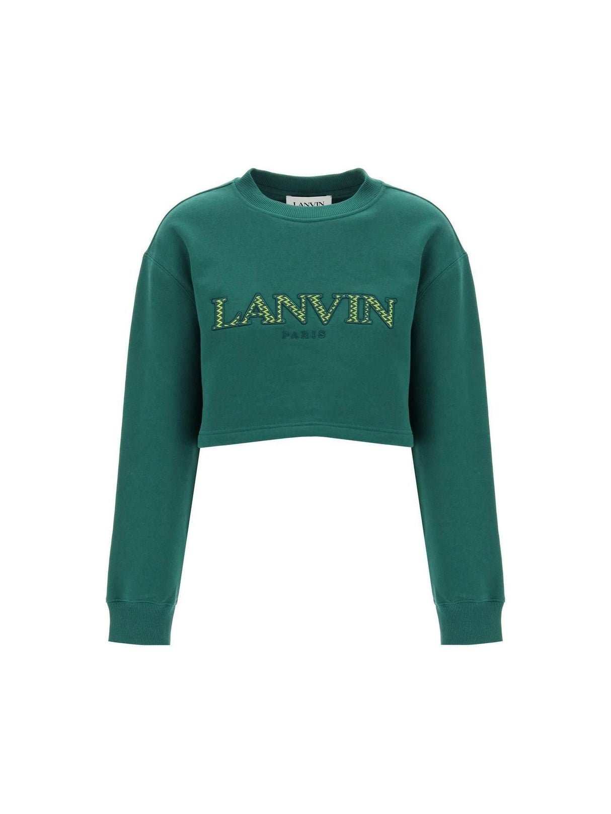 LANVIN-Cropped Sweatshirt-JOHN JULIA