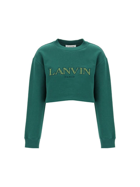 LANVIN-Cropped Sweatshirt-JOHN JULIA