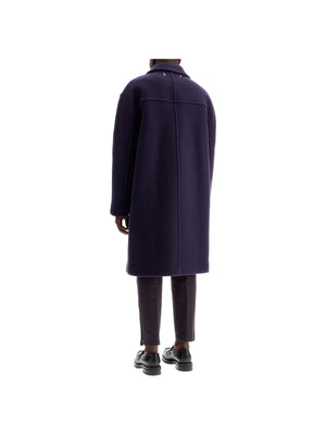 LANVIN-Double Breasted Wool Coat -JOHN JULIA.