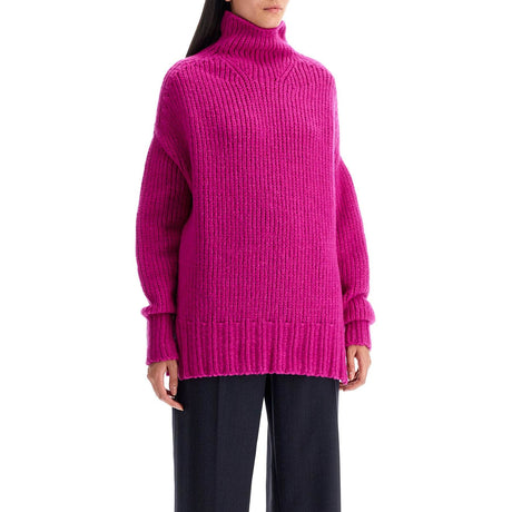 LANVIN-High Neck Wool Sweater -JOHN JULIA.