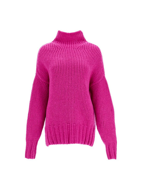 LANVIN-High Neck Wool Sweater -JOHN JULIA.