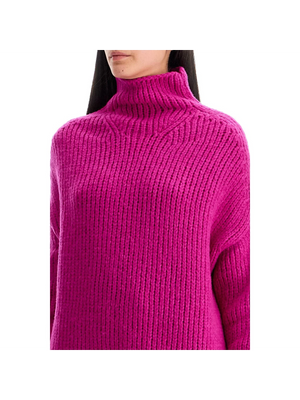 LANVIN-High Neck Wool Sweater -JOHN JULIA.