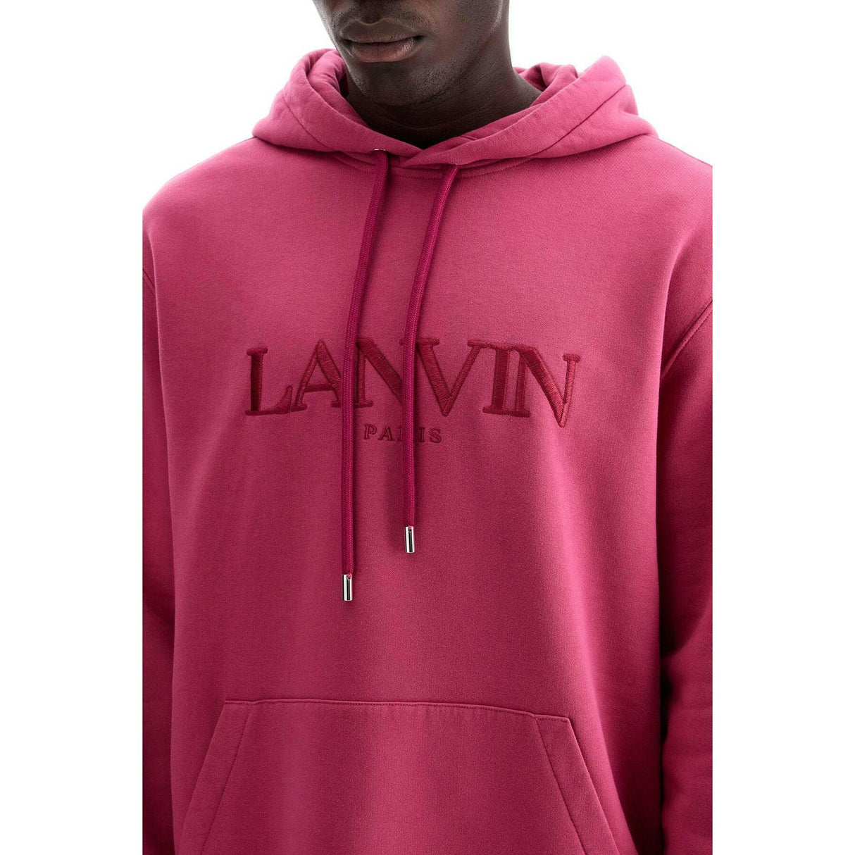 Hooded Sweatshirt With Embroidered Logo.