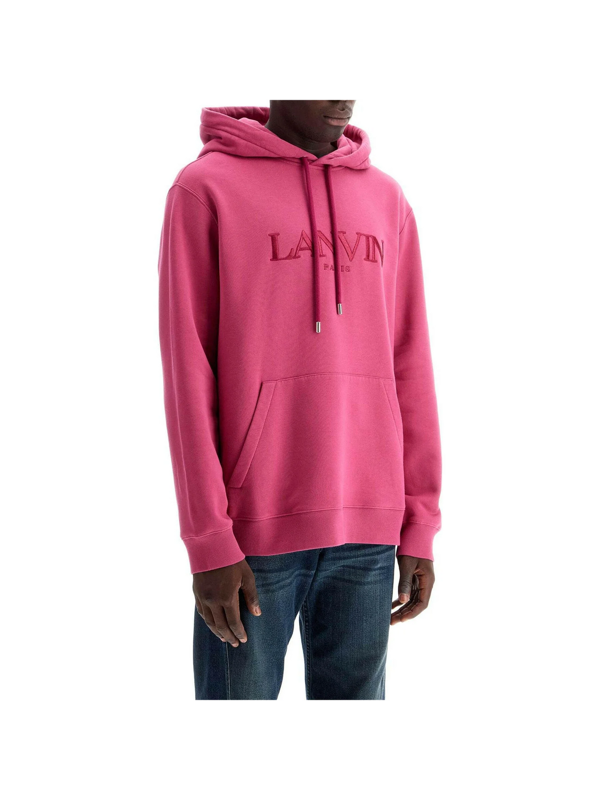 Hooded Sweatshirt With Embroidered Logo.