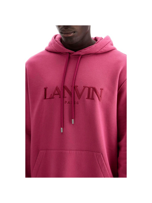 Hooded Sweatshirt With Embroidered Logo.