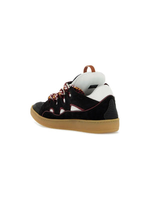 Leather Curb Sneakers-LANVIN-JOHN JULIA