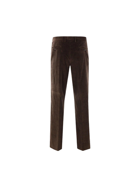 Corduroy Tailored Trousers-Lardini-JOHN JULIA