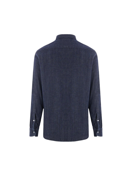 Denim Shirt-LARDINI-JOHN JULIA