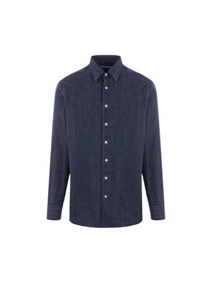 Denim Shirt-LARDINI-JOHN JULIA