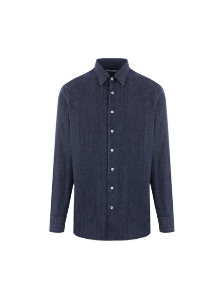 Denim Shirt-LARDINI-JOHN JULIA