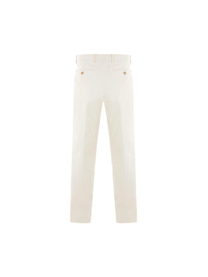 Gabardine Darted Trousers-LARDINI-JOHN JULIA