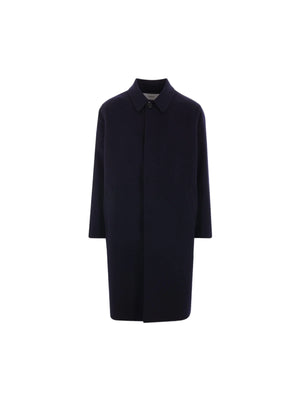 Single-breasted Wool Coat-LARDINI-JOHN JULIA