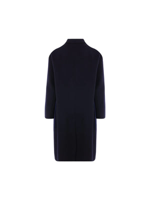 Single-breasted Wool Coat-LARDINI-JOHN JULIA