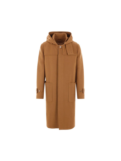 Wool Blend Montgomery Coat-LARDINI-JOHN JULIA