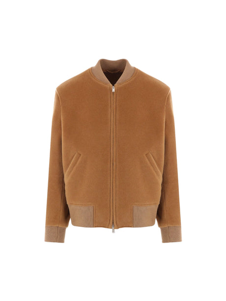 Wool Bomber Jacket-LARDINI-JOHN JULIA