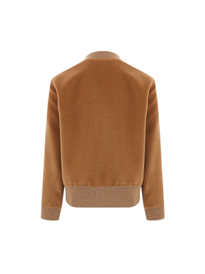 Wool Bomber Jacket-LARDINI-JOHN JULIA