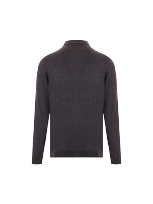 LARDINI-Wool Polo Sweater-JOHN JULIA