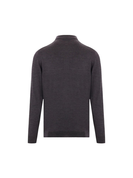 LARDINI-Wool Polo Sweater-JOHN JULIA