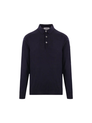 Wool Polo Sweater-LARDINI-JOHN JULIA