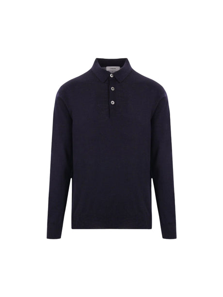 Wool Polo Sweater-LARDINI-JOHN JULIA