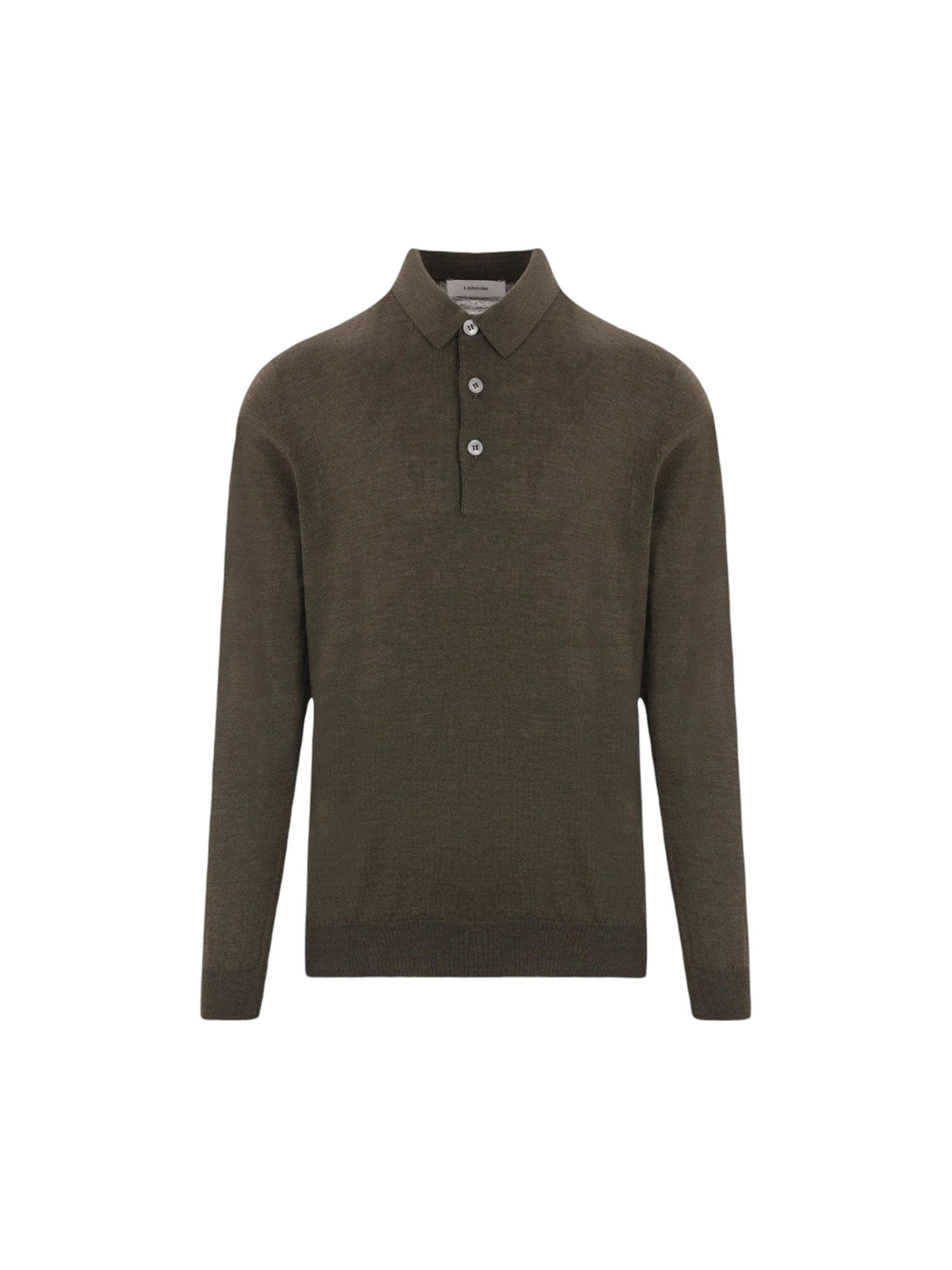 Wool Polo Sweater-LARDINI-JOHN JULIA