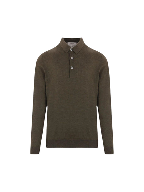 Wool Polo Sweater-LARDINI-JOHN JULIA