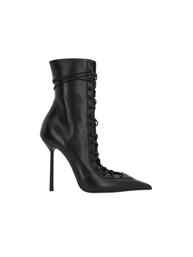 Colette Smooth Leather Ankle Boots-LE SILLA-JOHN JULIA