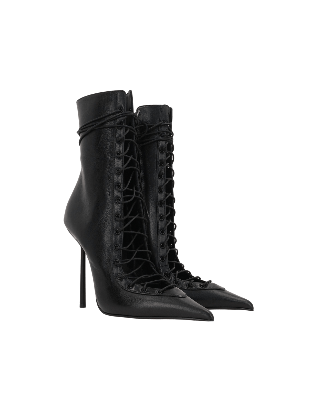 Colette Smooth Leather Ankle Boots-LE SILLA-JOHN JULIA