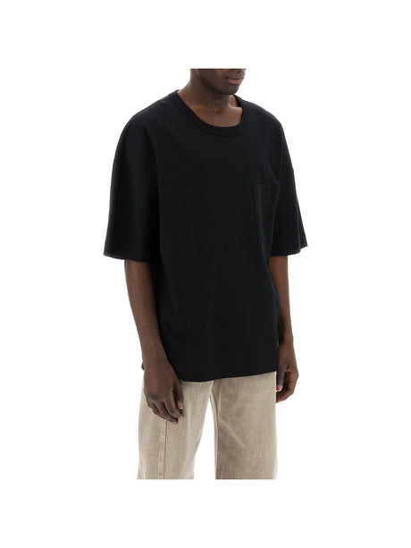 Boxy Cotton and Linen T-Shirt.