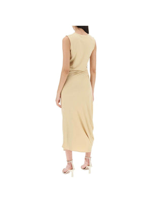 Crepe Fitted Twisted Dress.