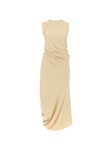 Crepe Fitted Twisted Dress.