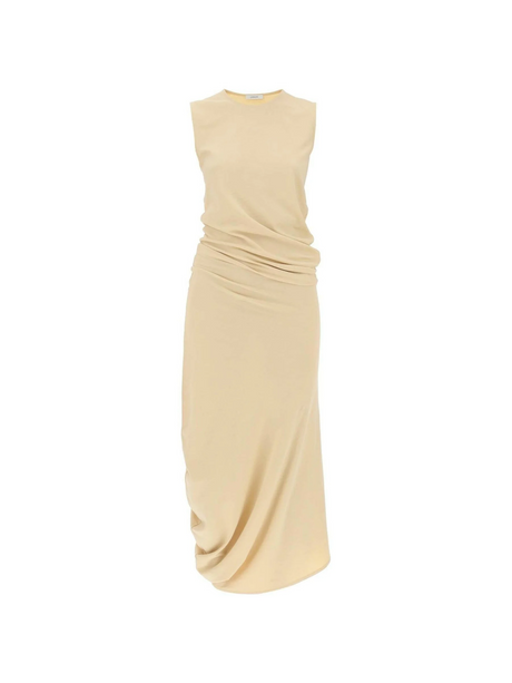 Crepe Fitted Twisted Dress.