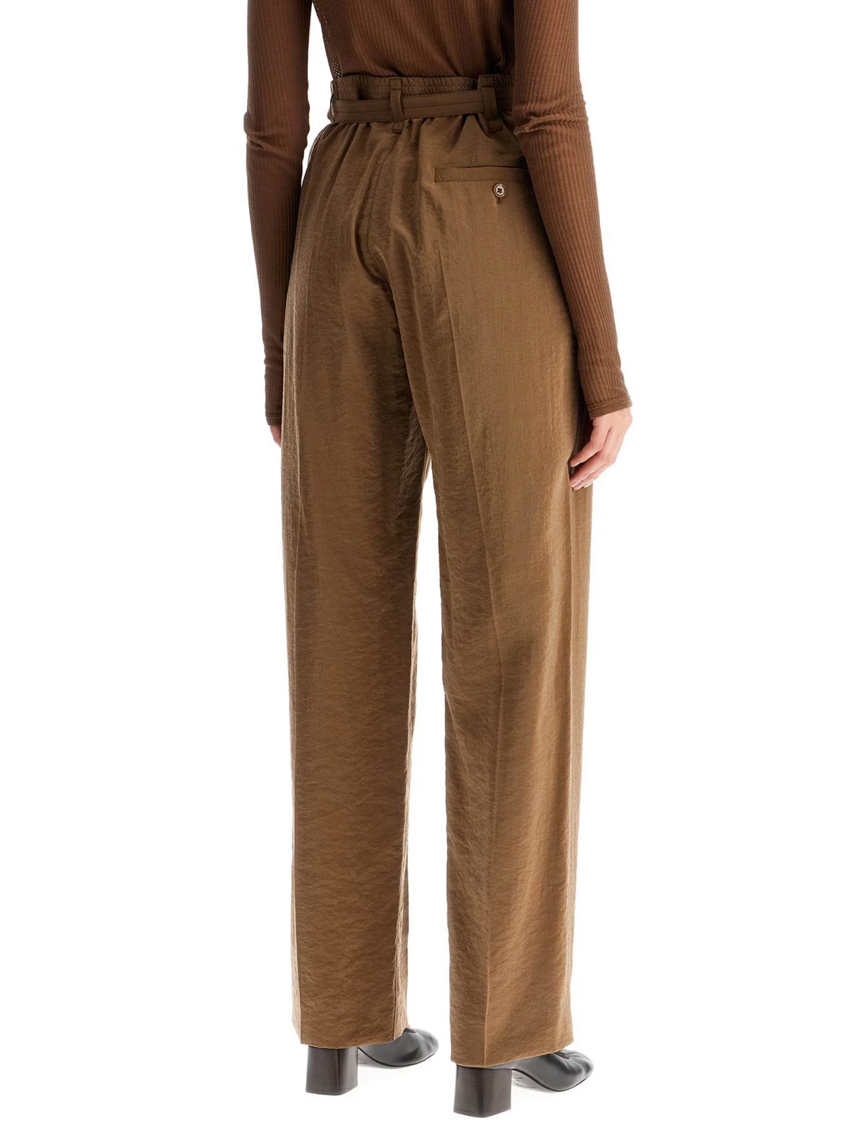 Dry Silk Trousers-Lemaire-JOHN JULIA