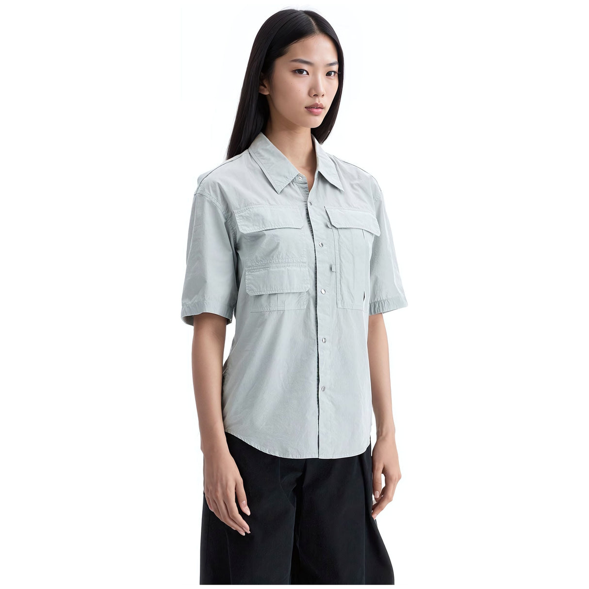 LEMAIRE-Garment-Dyed Reporter Shirt -JOHN JULIA.