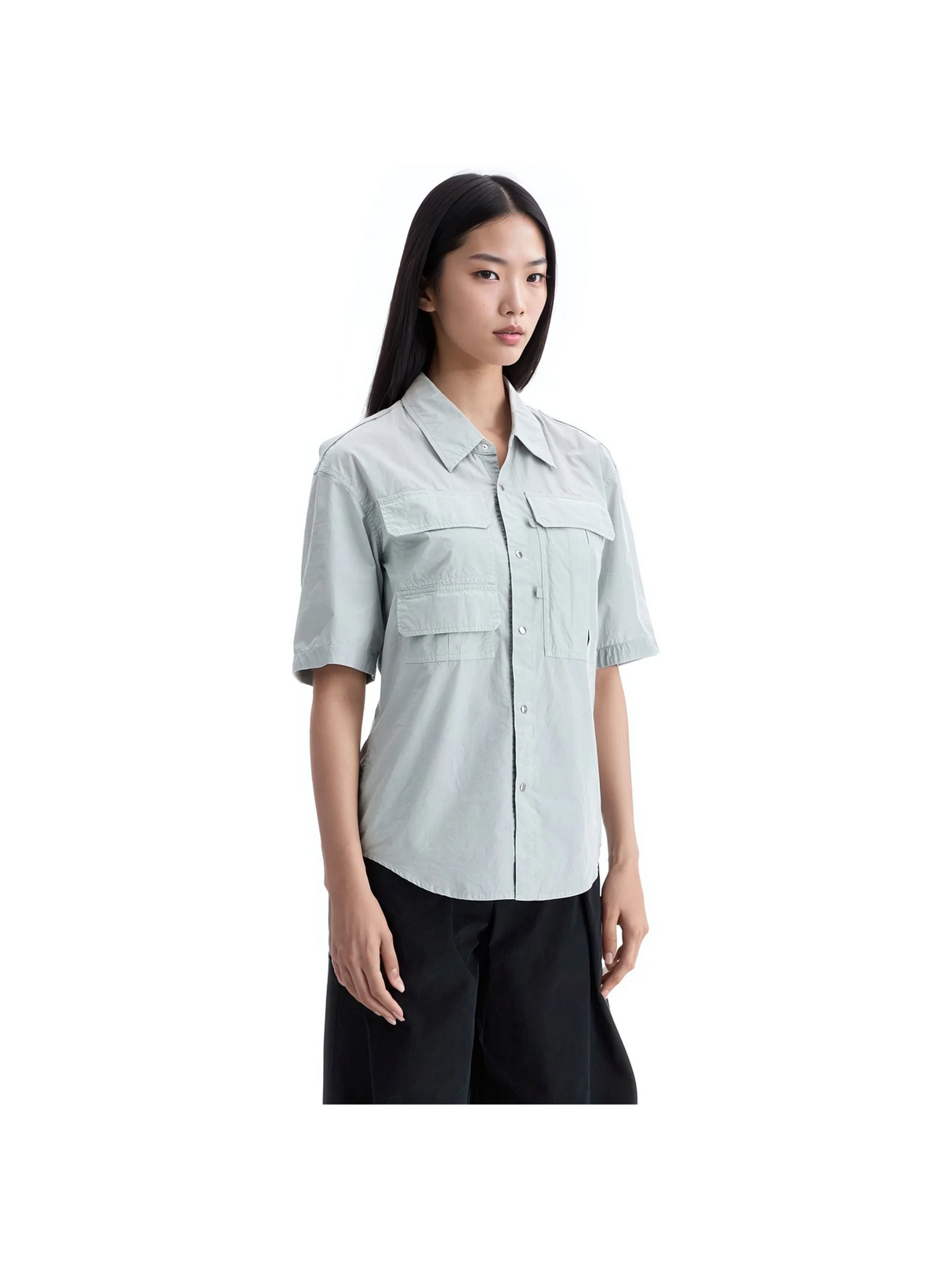 LEMAIRE-Garment-Dyed Reporter Shirt -JOHN JULIA.