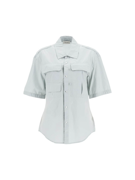 LEMAIRE-Garment-Dyed Reporter Shirt -JOHN JULIA.