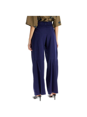 Wide Leg Linen Pants-LEMAIRE-JOHN JULIA