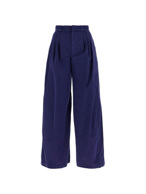 Wide Leg Linen Pants-LEMAIRE-JOHN JULIA