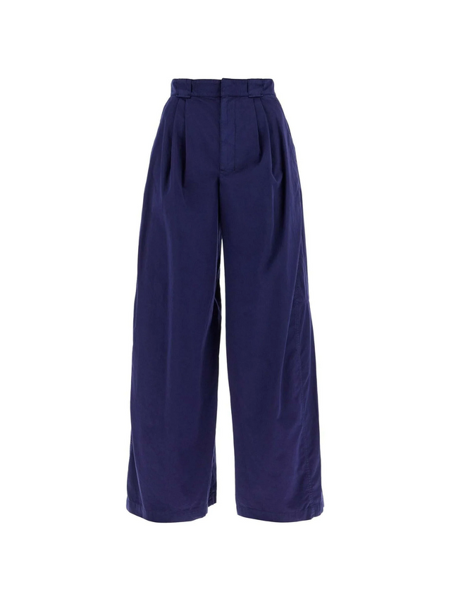 Wide Leg Linen Pants-LEMAIRE-JOHN JULIA