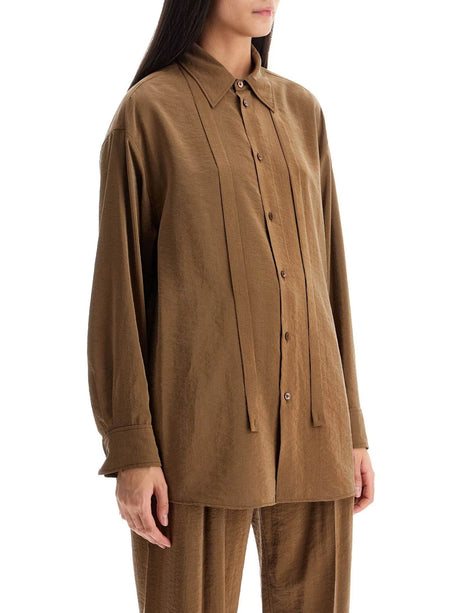 Oversized Dry Silk Shirt-LEMAIRE-JOHN JULIA