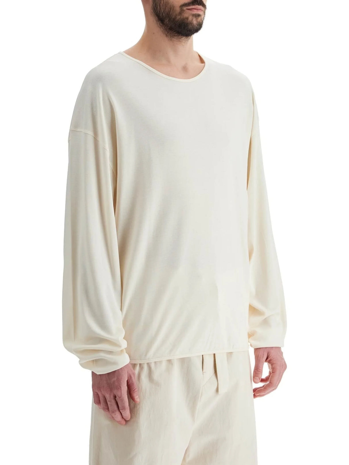 Relaxed Cotton T-Shirt-LEMAIRE-JOHN JULIA