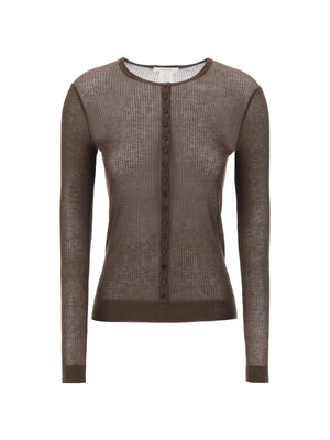 Seamless Ribbed Viscose Cardigan - XXXS - Women > Clothing > Knitwear > Cardigans