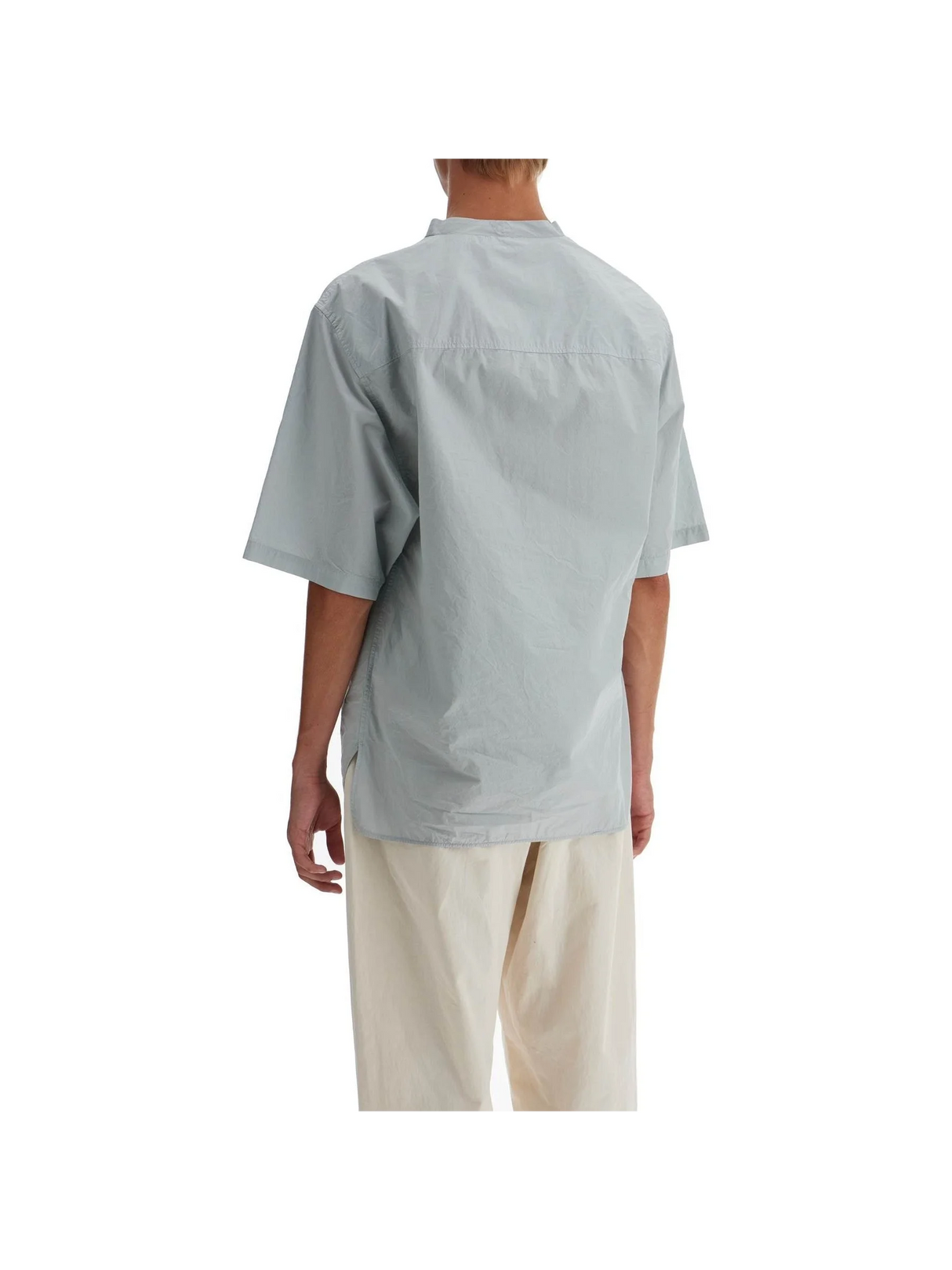 Short Sleeved Draped Shirt-LEMAIRE-JOHN JULIA