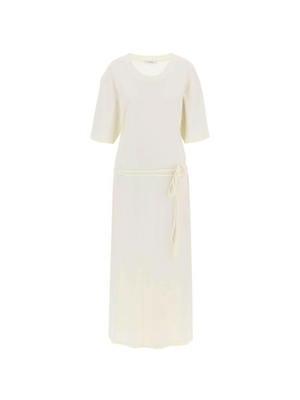 Stretch-Cotton T-shirt Style Maxi Dress LEMAIRE JOHN JULIA.