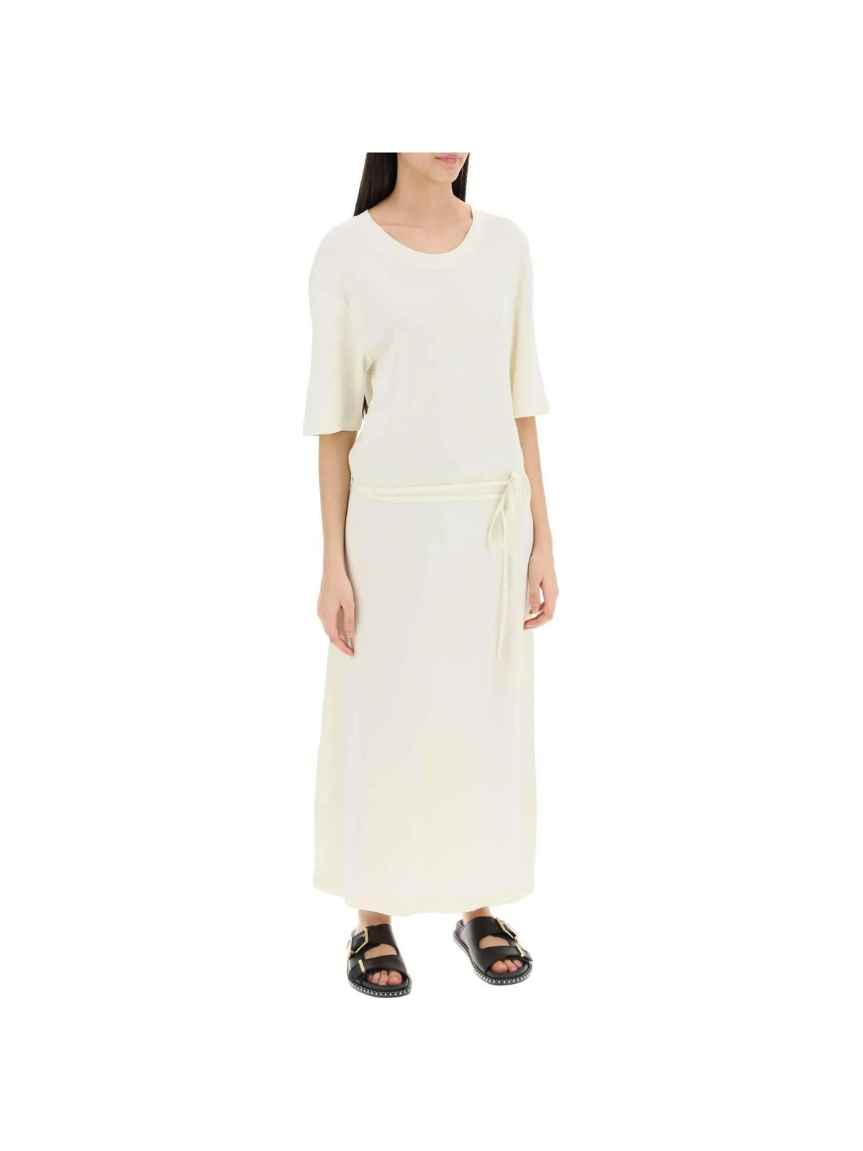 Stretch-Cotton T-shirt Style Maxi Dress LEMAIRE JOHN JULIA.