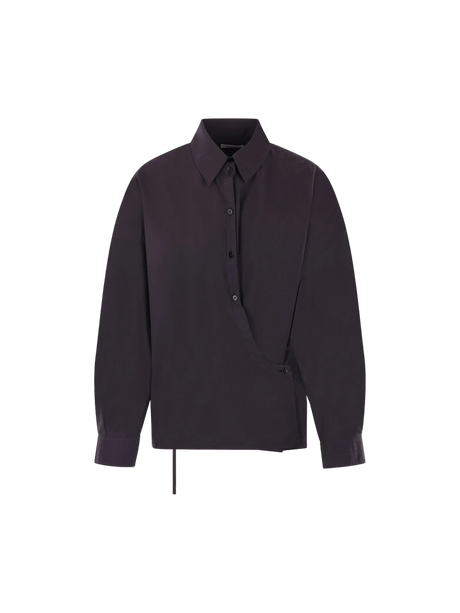 Twisted Cotton Shirt-LEMAIRE-JOHN JULIA